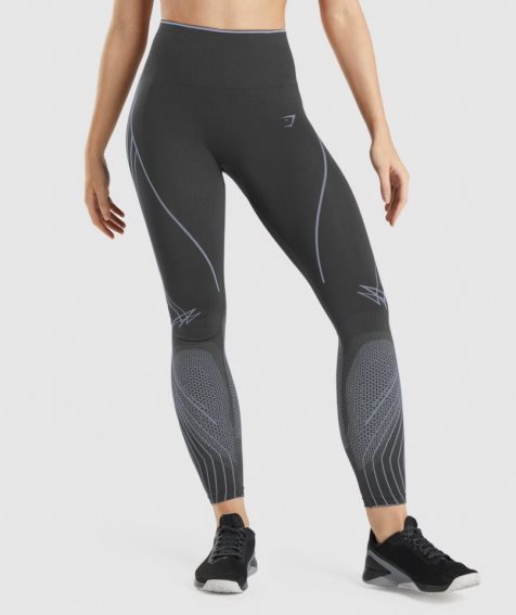 Legginsy Gymshark Apex Seamless High Rise Damskie Czarne | PL 185XRA